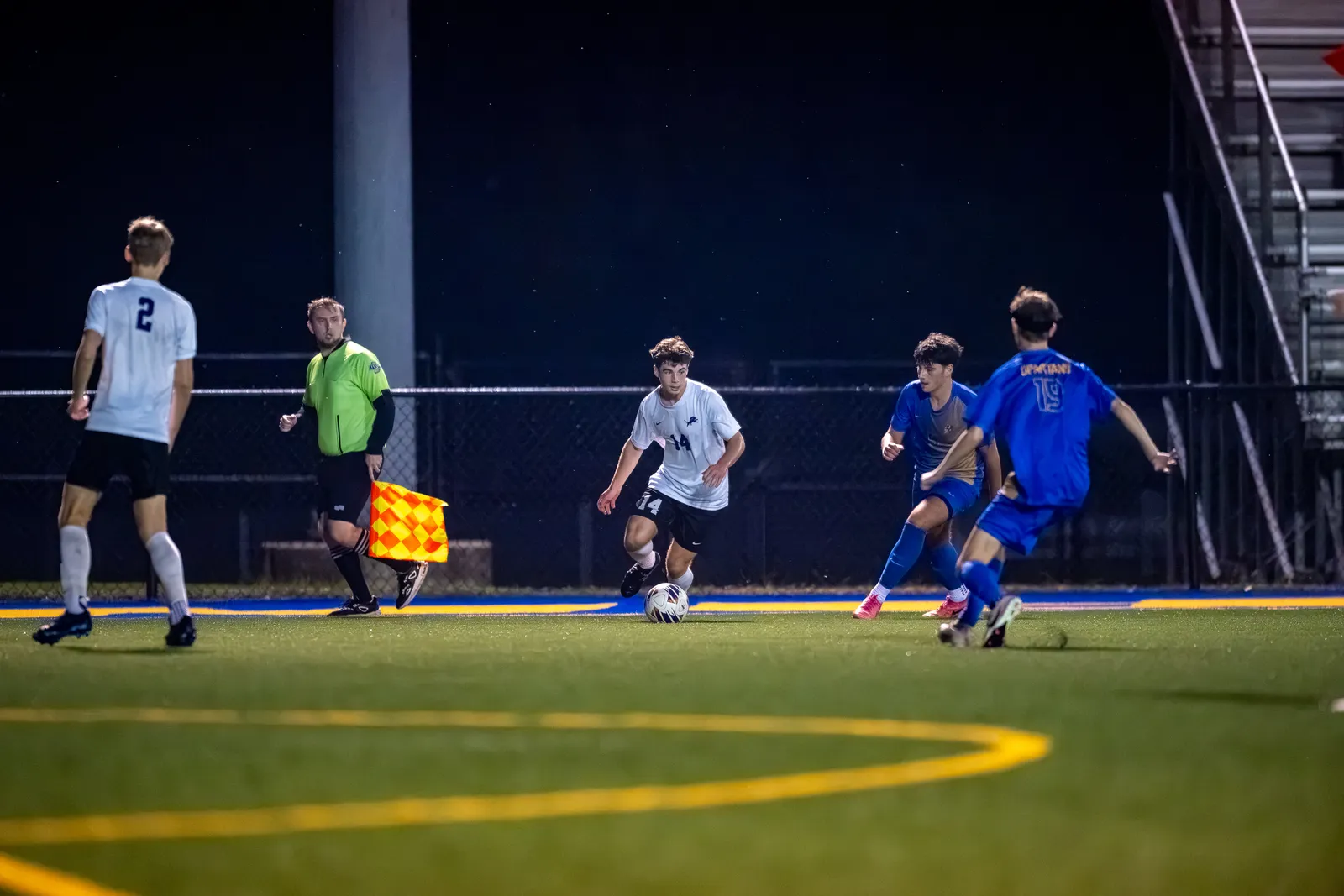 Boys Soccer action shot — Homestead vs. Leo, Fort Wayne Indiana