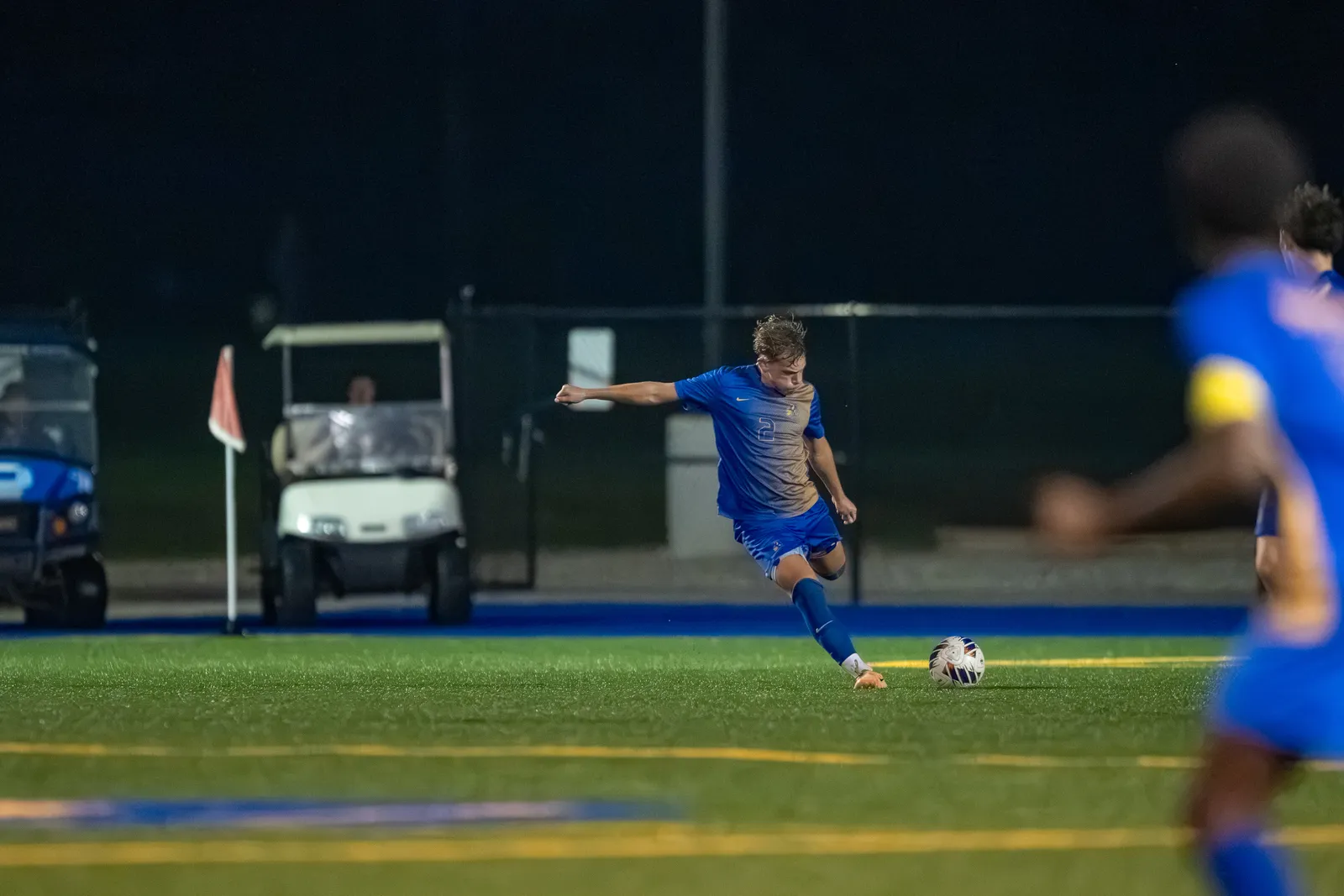 Boys Soccer action shot — Homestead vs. Leo, Fort Wayne Indiana