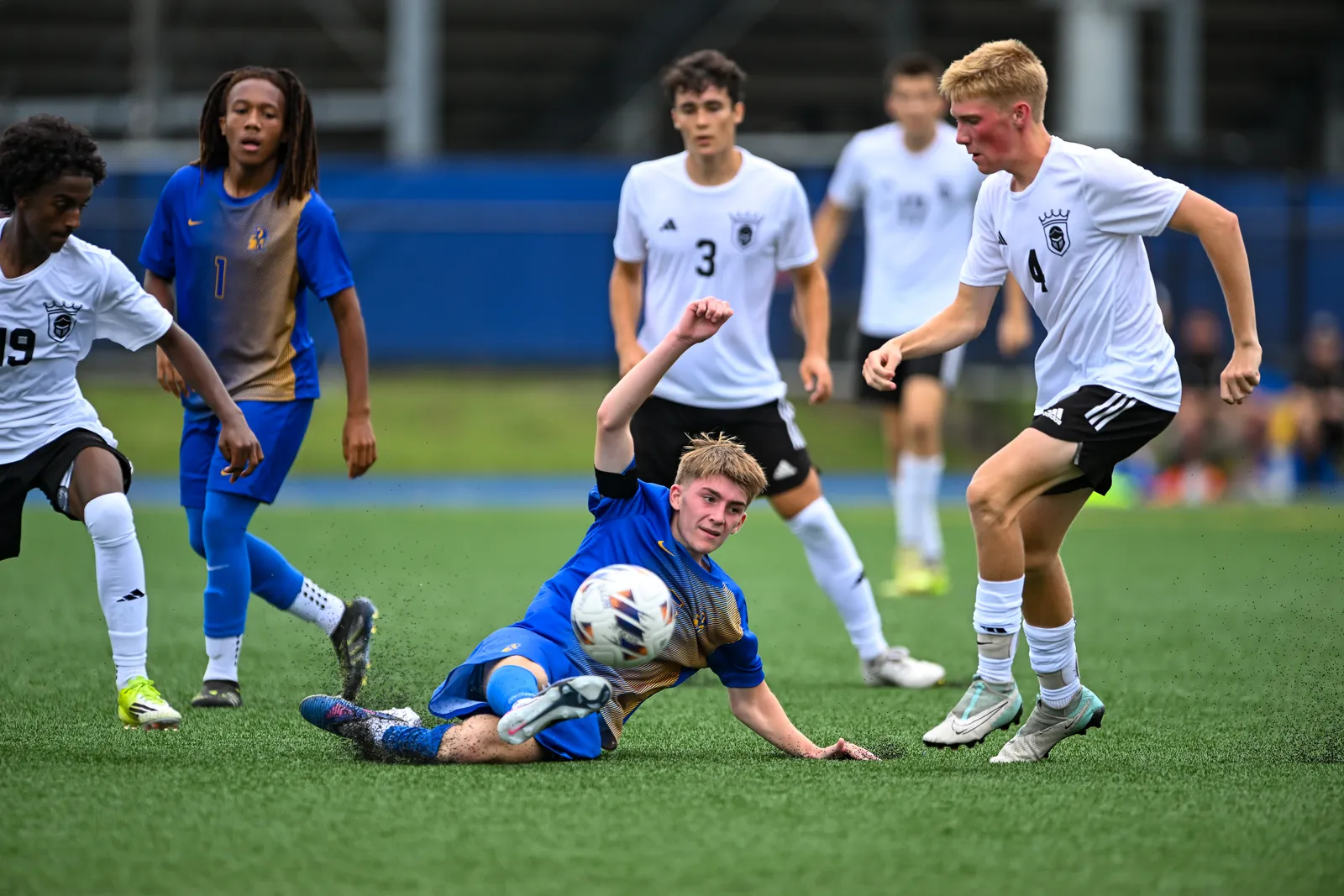 Boys Soccer action shot — Homestead vs. Penn, Fort Wayne Indiana