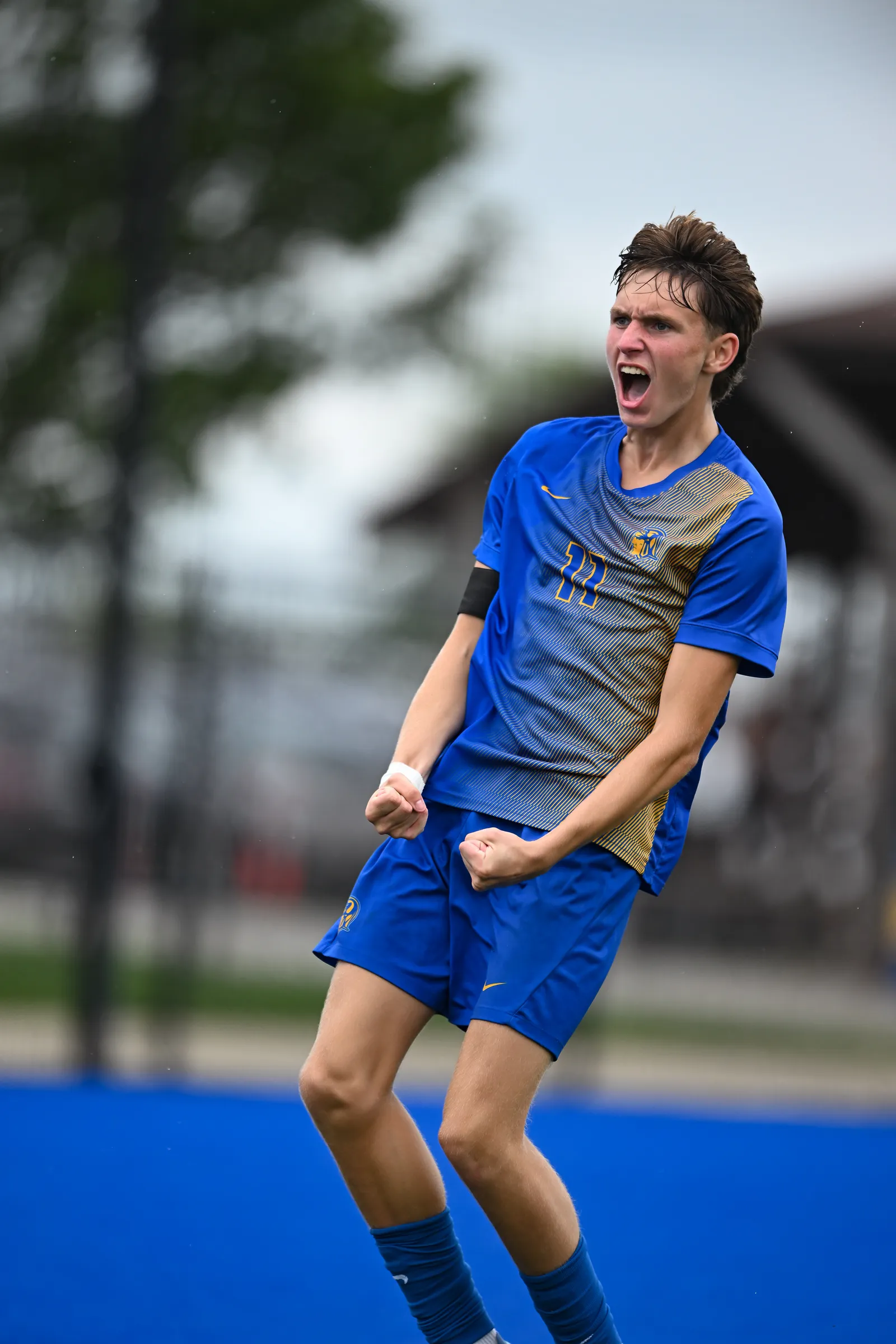 Boys Soccer action shot — Homestead vs. Penn, Fort Wayne Indiana