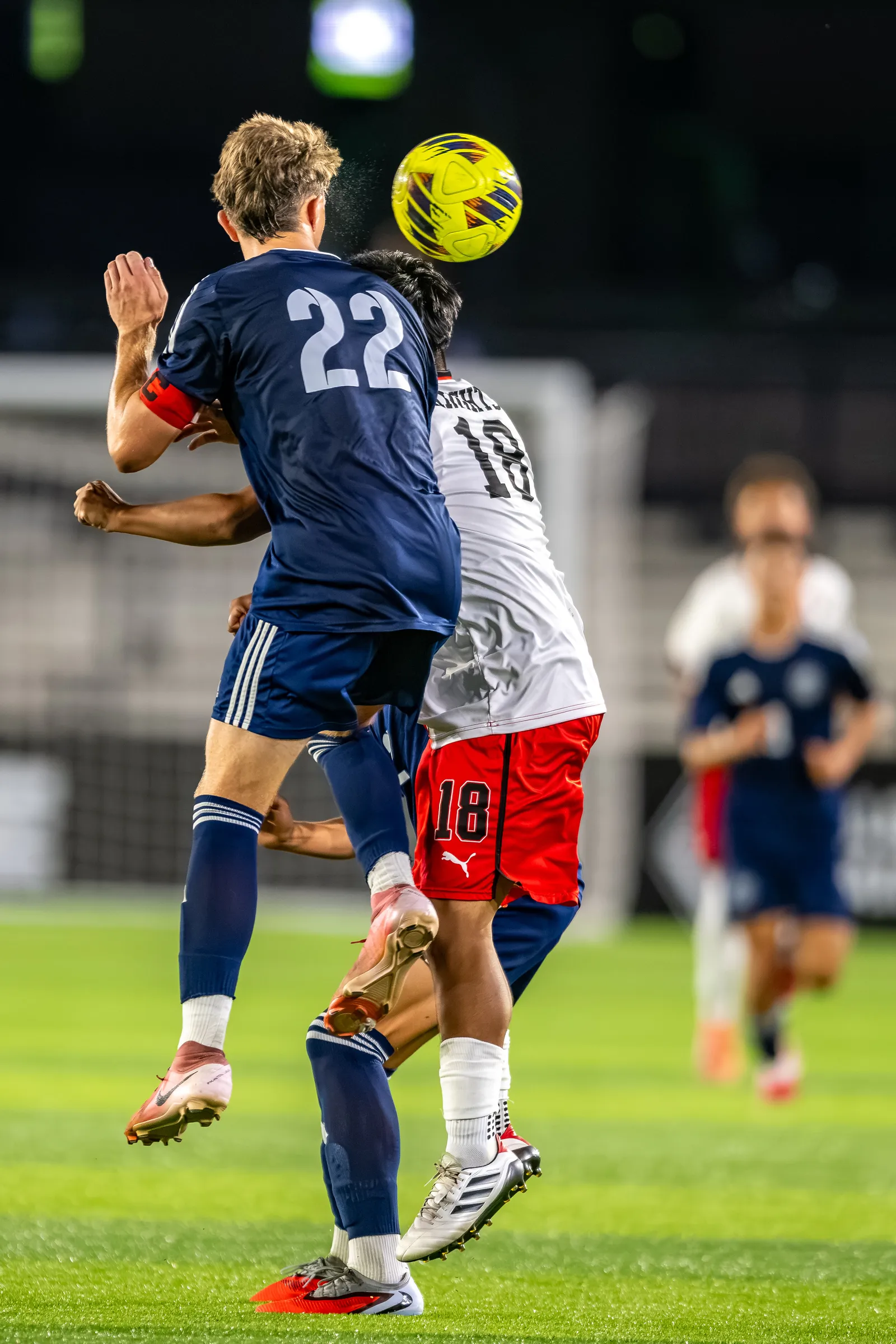 Boys Soccer action shot — Bishop Luers vs. Bishop Dwenger, Fort Wayne Indiana