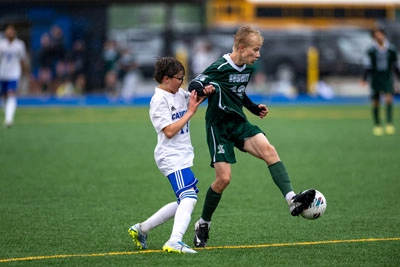 Boys Soccer action shot — Summit vs. Carroll, Fort Wayne Indiana