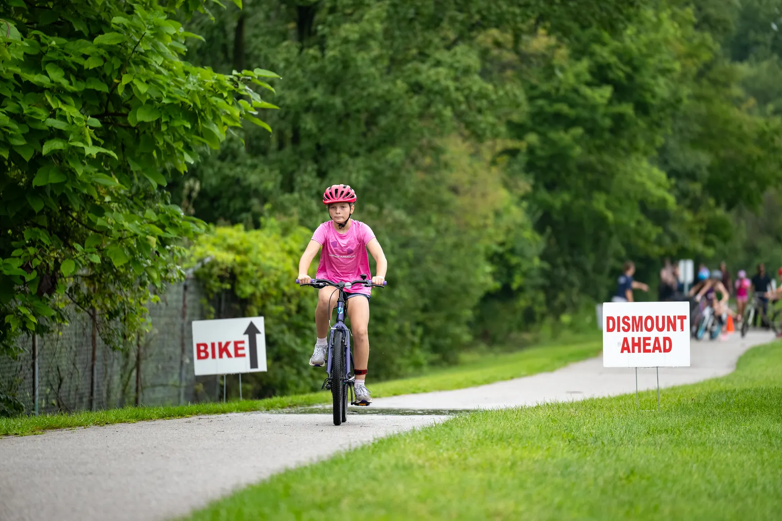Triathlon action shot — Youth Sports, Fort Wayne Indiana