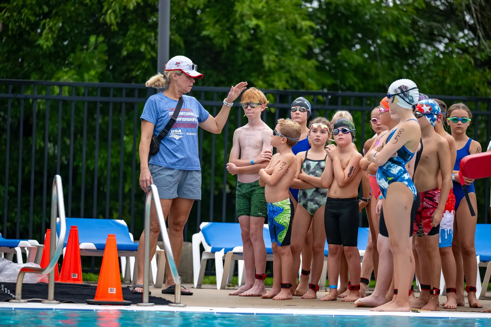 Triathlon action shot — Youth Sports, Fort Wayne Indiana