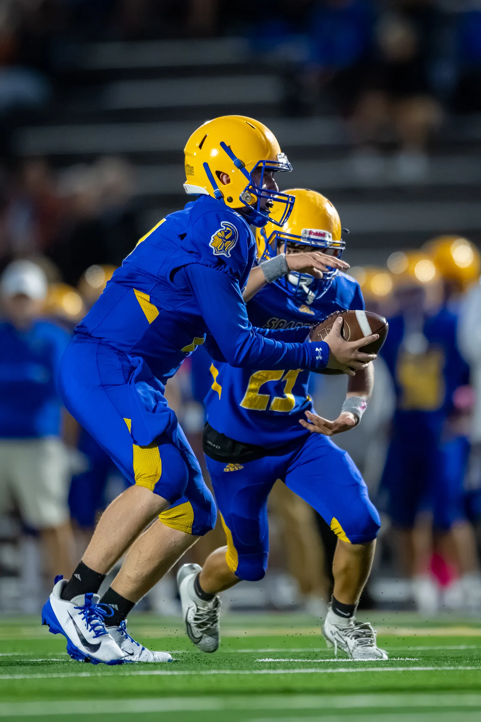 Football action shot — Homestead vs. Carroll, Fort Wayne Indiana