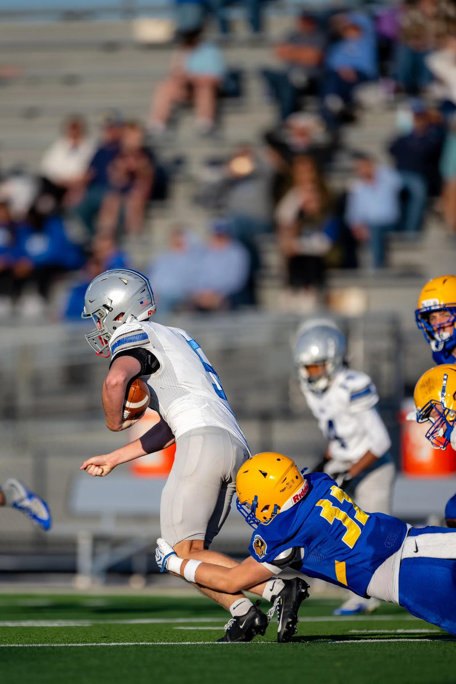 Football action shot — Homestead vs. Carroll, Fort Wayne Indiana