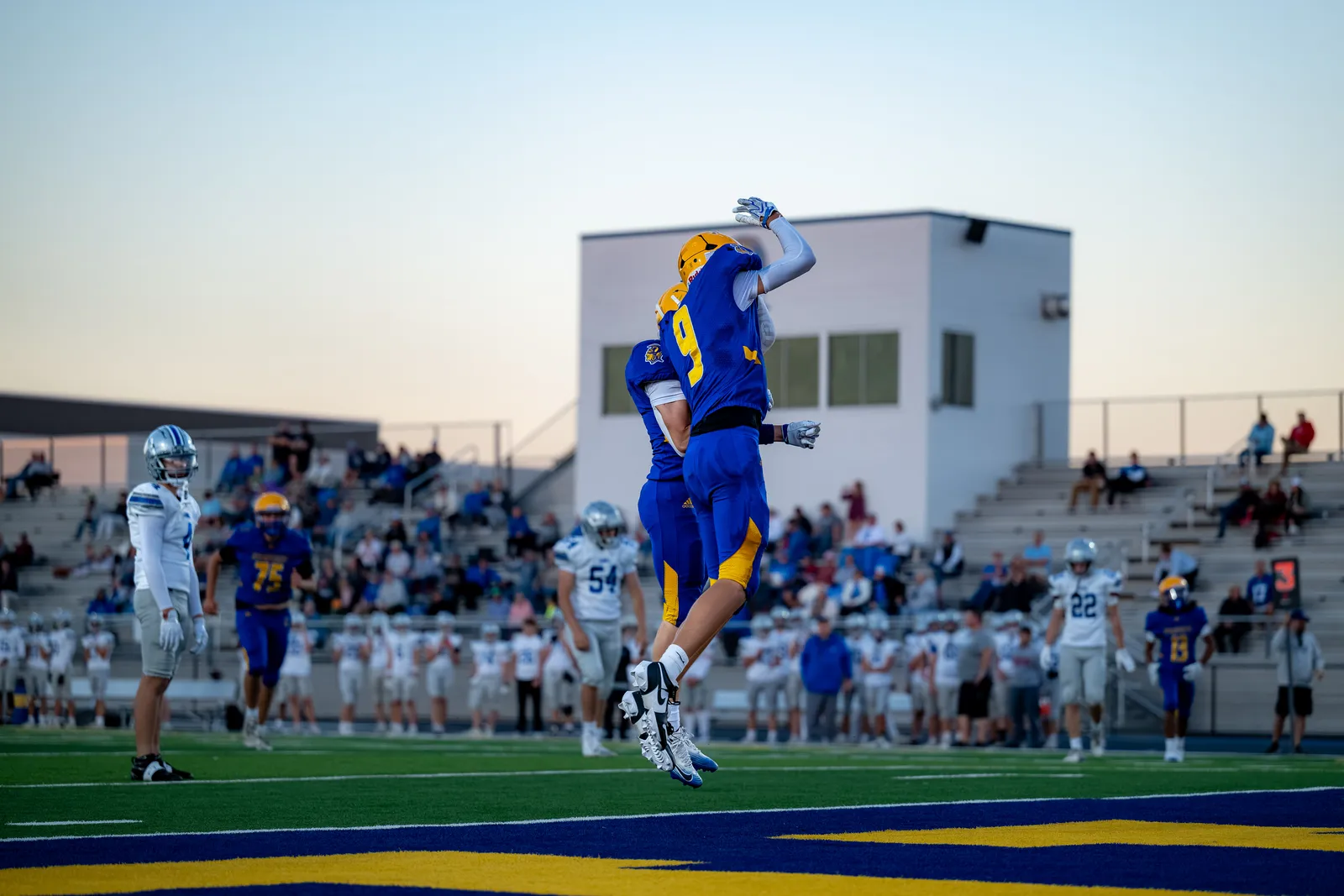 Football action shot — Homestead vs. Carroll, Fort Wayne Indiana