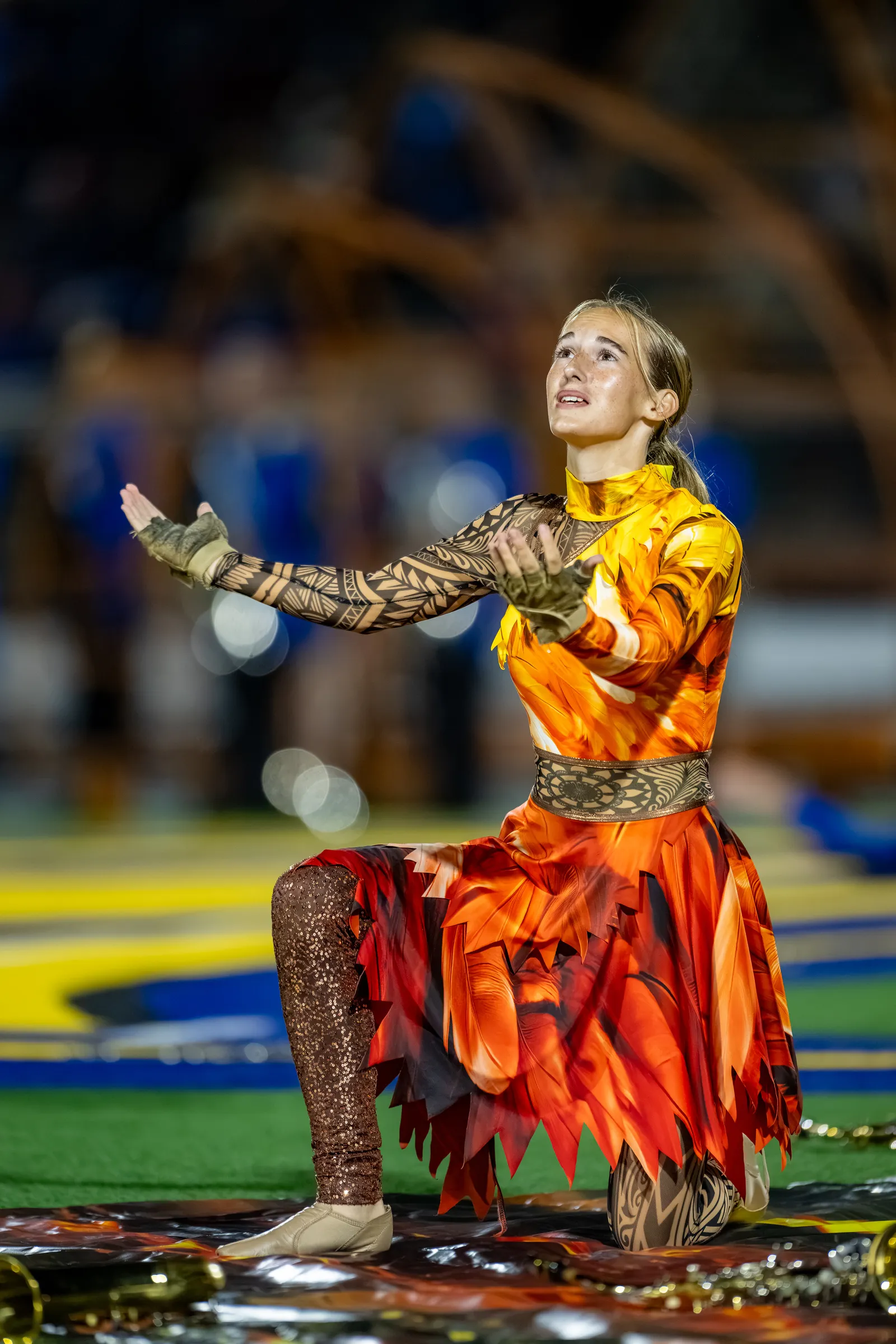 Football action shot — Homestead vs. Carroll, Fort Wayne Indiana
