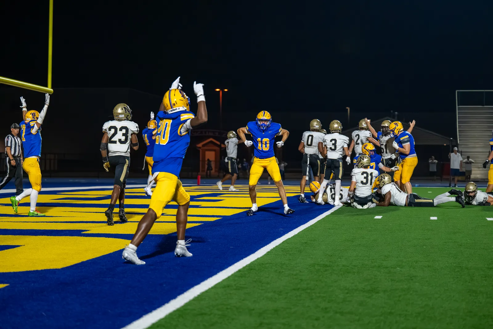 Football action shot — Homestead vs. Noblesville, Fort Wayne Indiana