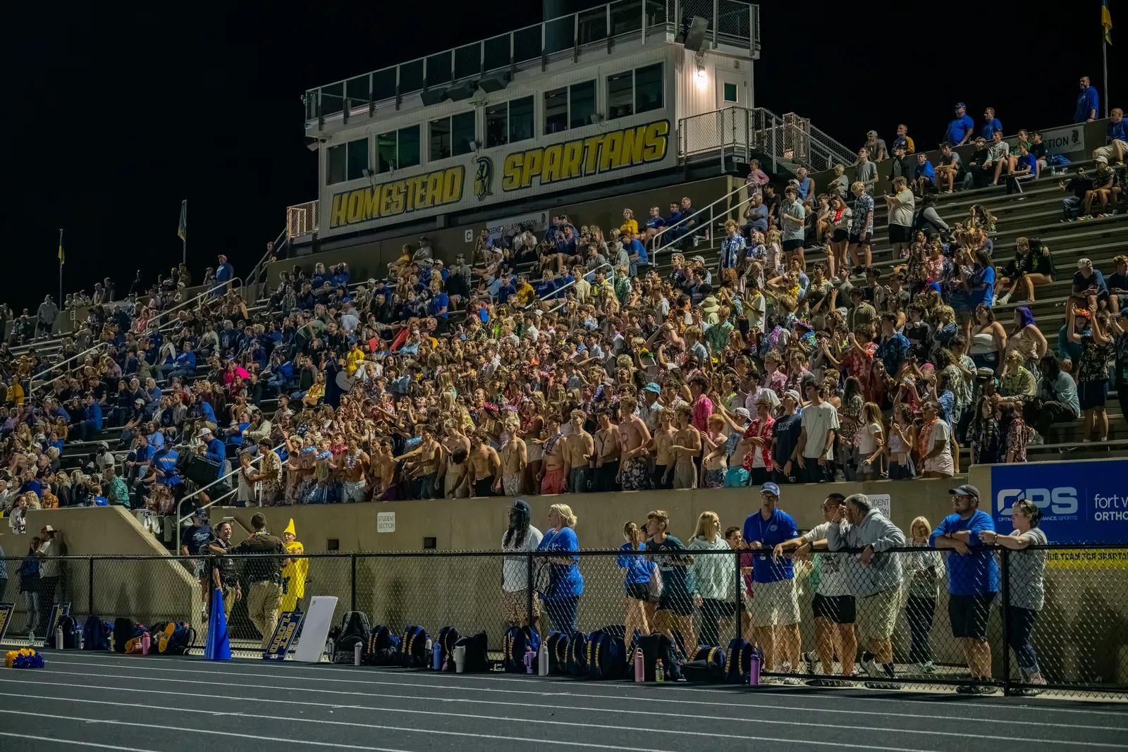 Football action shot — Homestead vs. Noblesville, Fort Wayne Indiana
