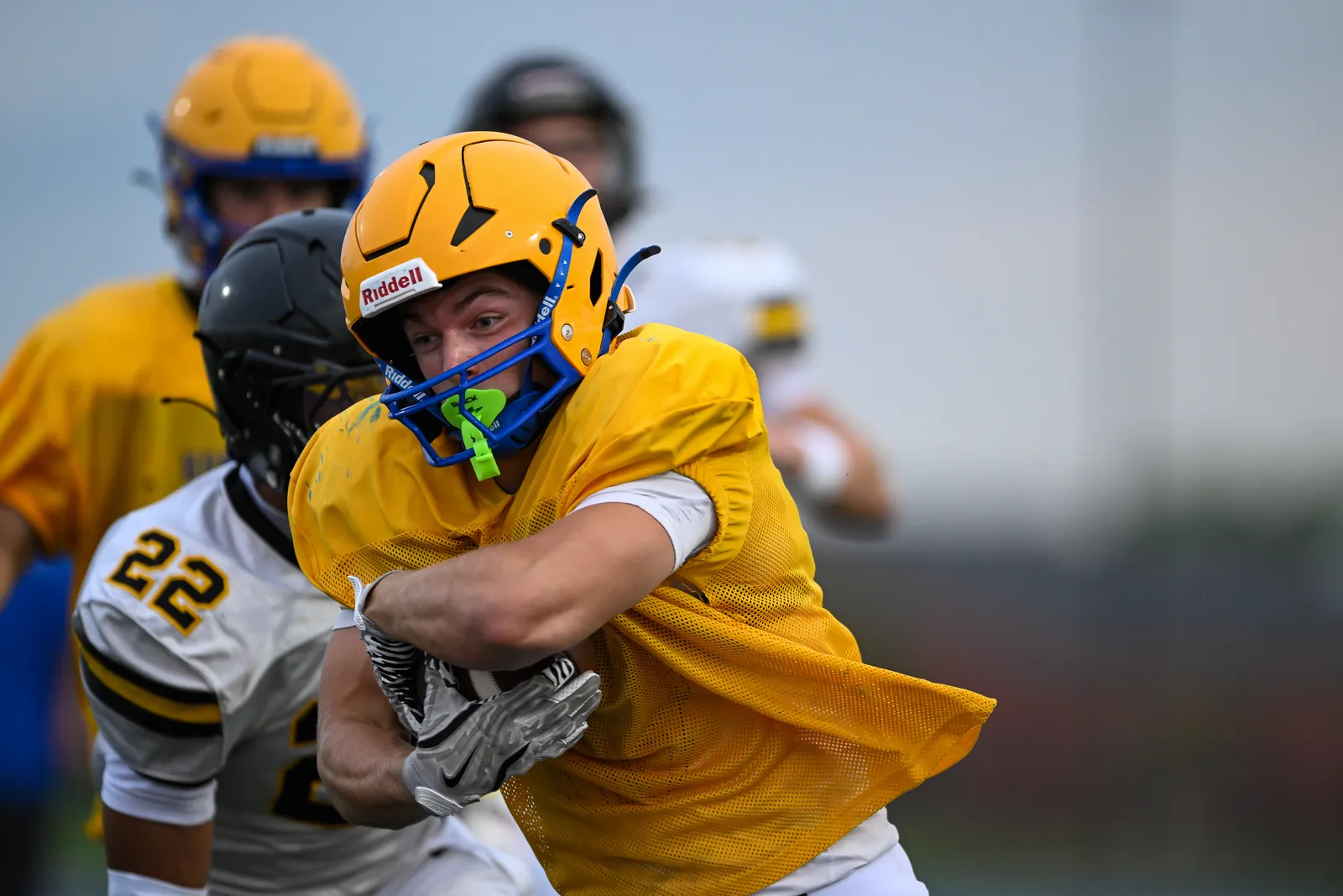 Football action shot — Homestead vs. Snider, Fort Wayne Indiana