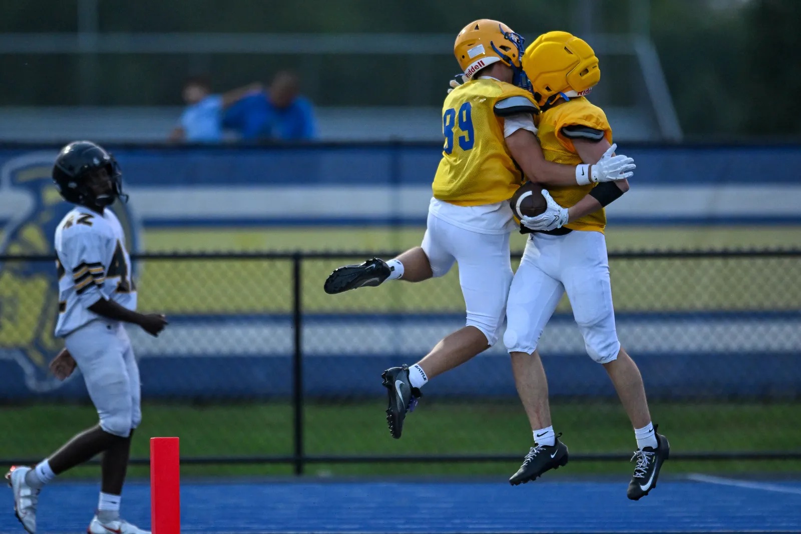 Football action shot — Homestead vs. Snider, Fort Wayne Indiana