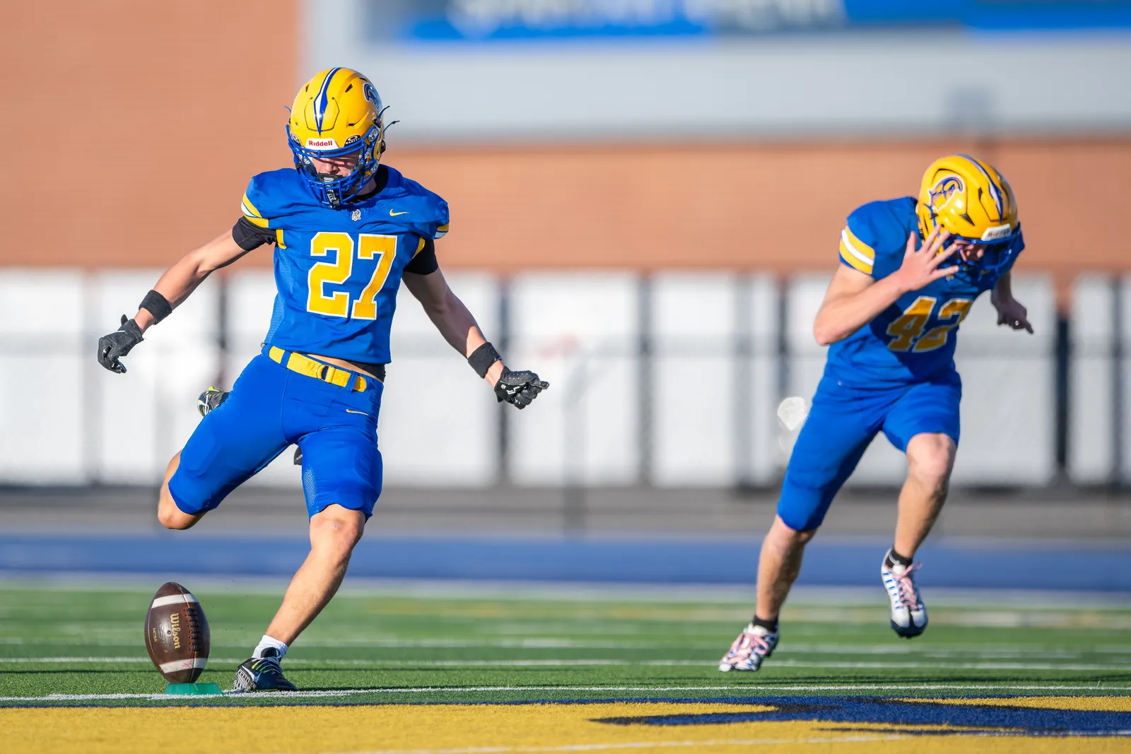 Football action shot — Homestead vs. Snider, Fort Wayne Indiana