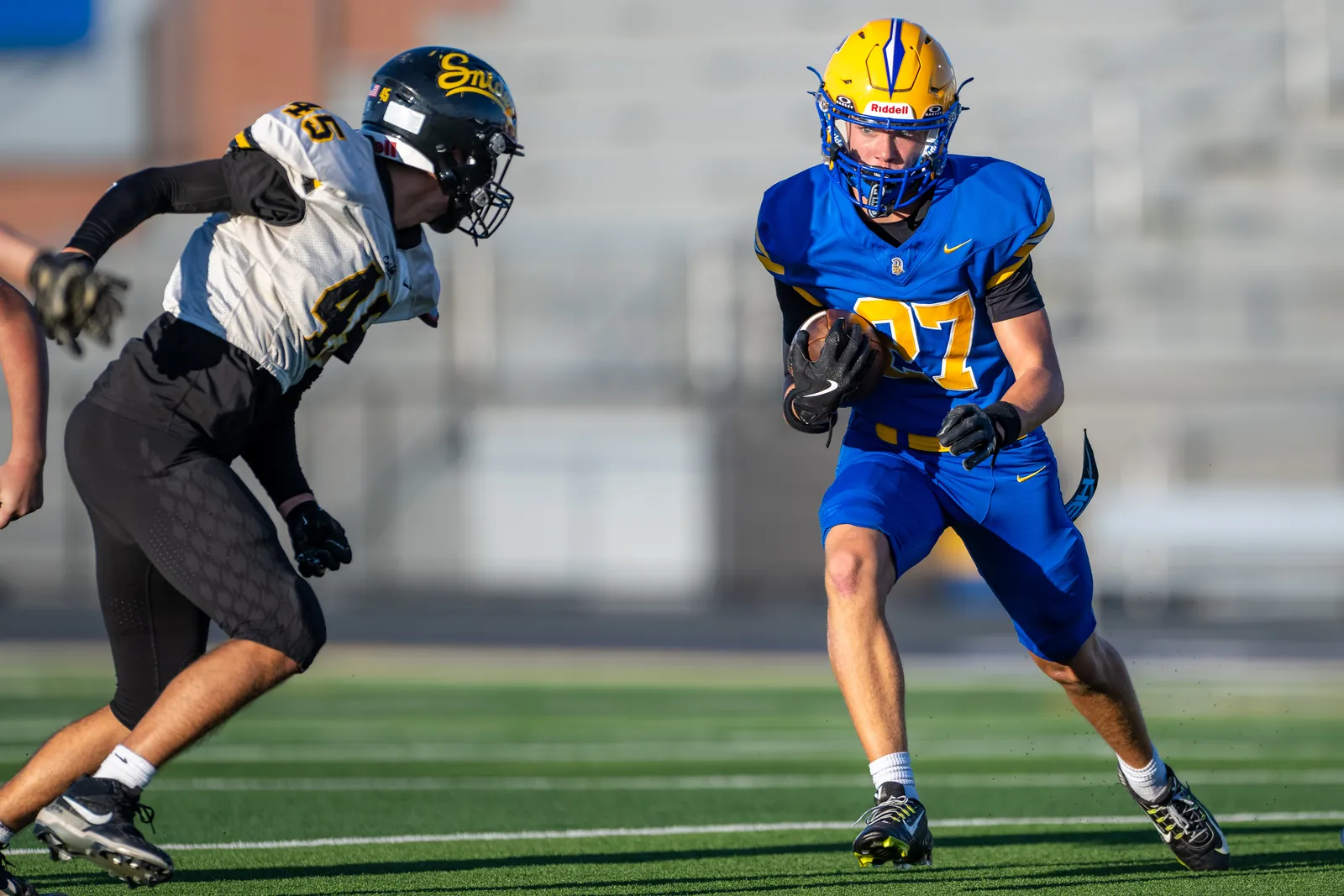 Football action shot — Homestead vs. Snider, Fort Wayne Indiana