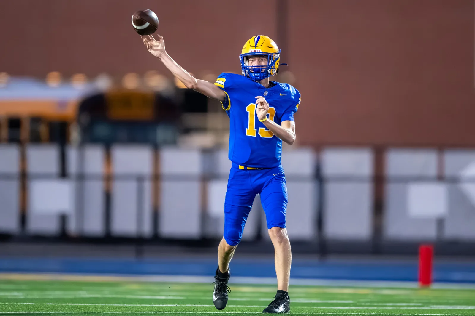 Football action shot — Homestead vs. Snider, Fort Wayne Indiana