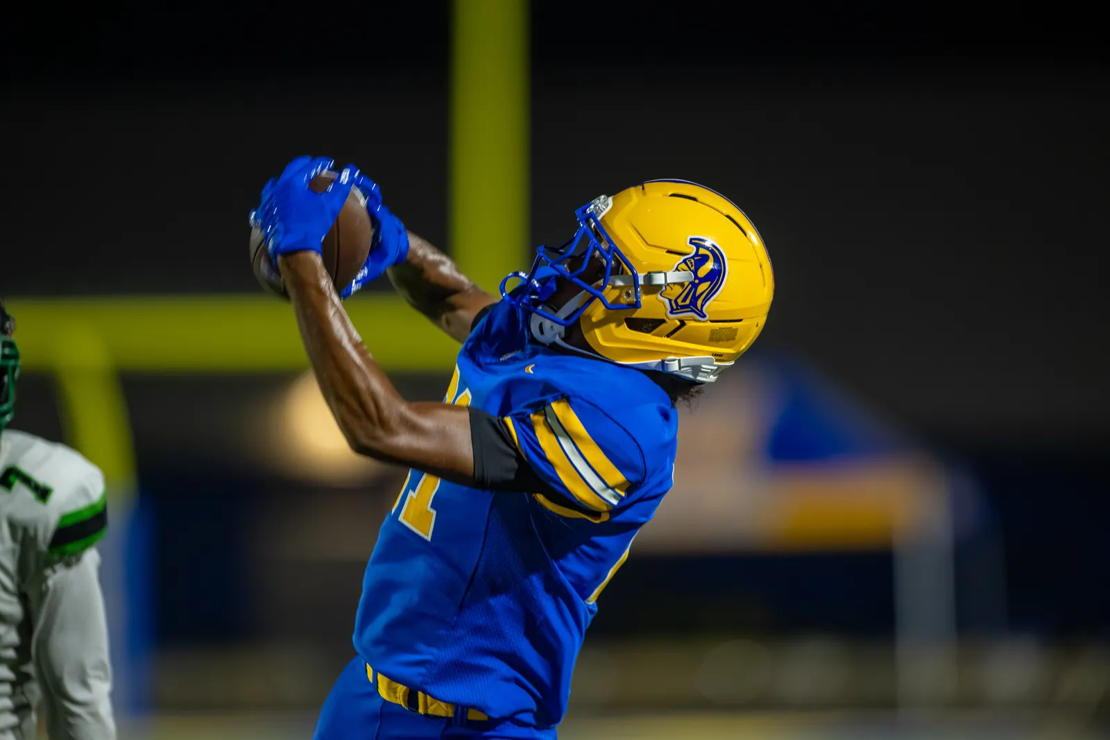 Football action shot — Homestead vs. Southside, Fort Wayne Indiana