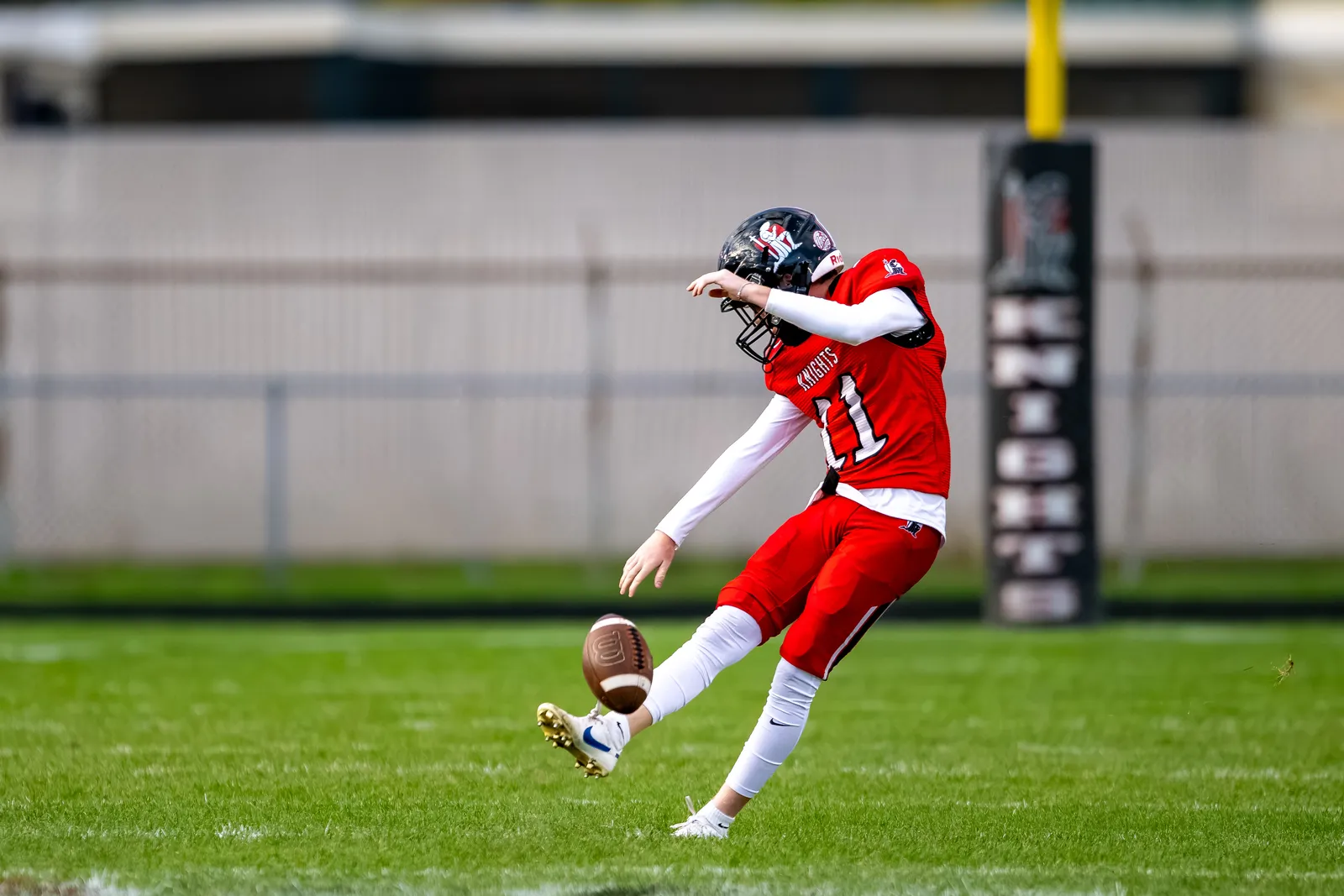 Football action shot — Bishop Luers vs. Concordia, Fort Wayne Indiana