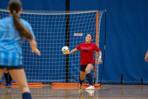 Futsal action shot 1