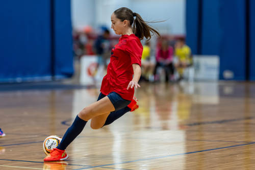 Futsal action shot 11