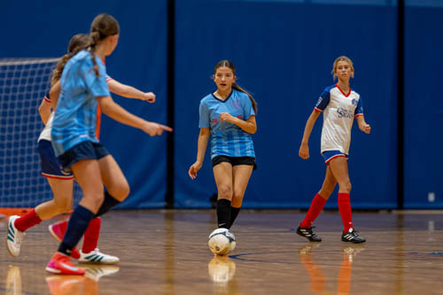 Futsal action shot 12