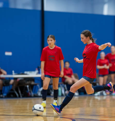 Futsal action shot 14