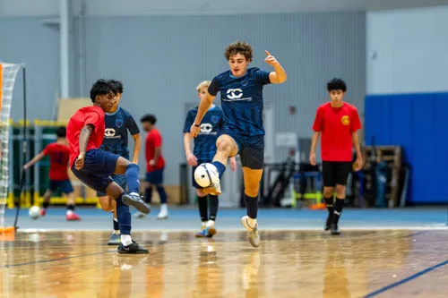 Futsal action shot 2