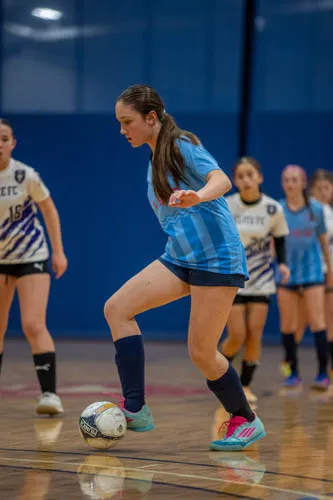 Futsal action shot 7