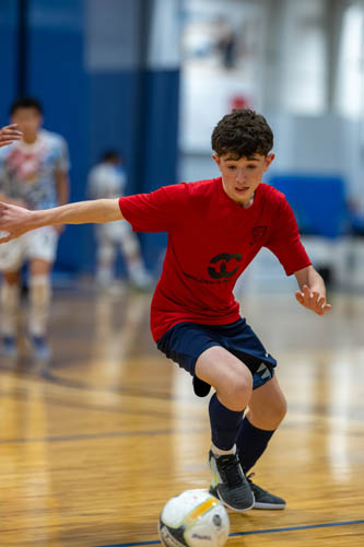 Futsal action shot 8