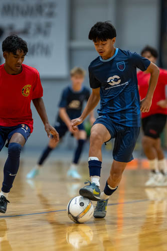 Futsal action shot 9