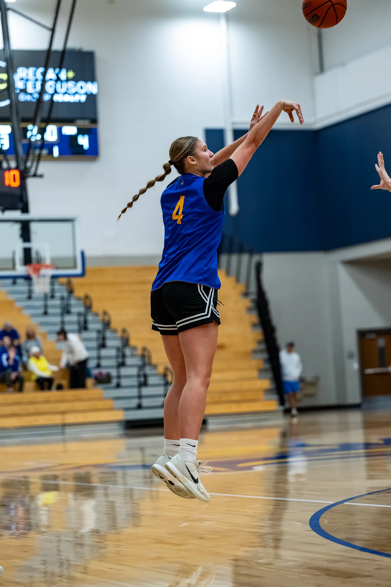 Girls Basketball action shot — Homestead vs. Penn, Fort Wayne Indiana