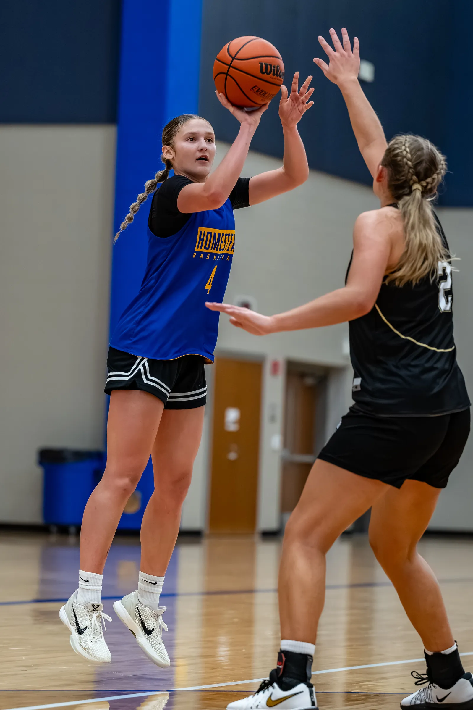 Girls Basketball action shot — Homestead vs. Penn, Fort Wayne Indiana