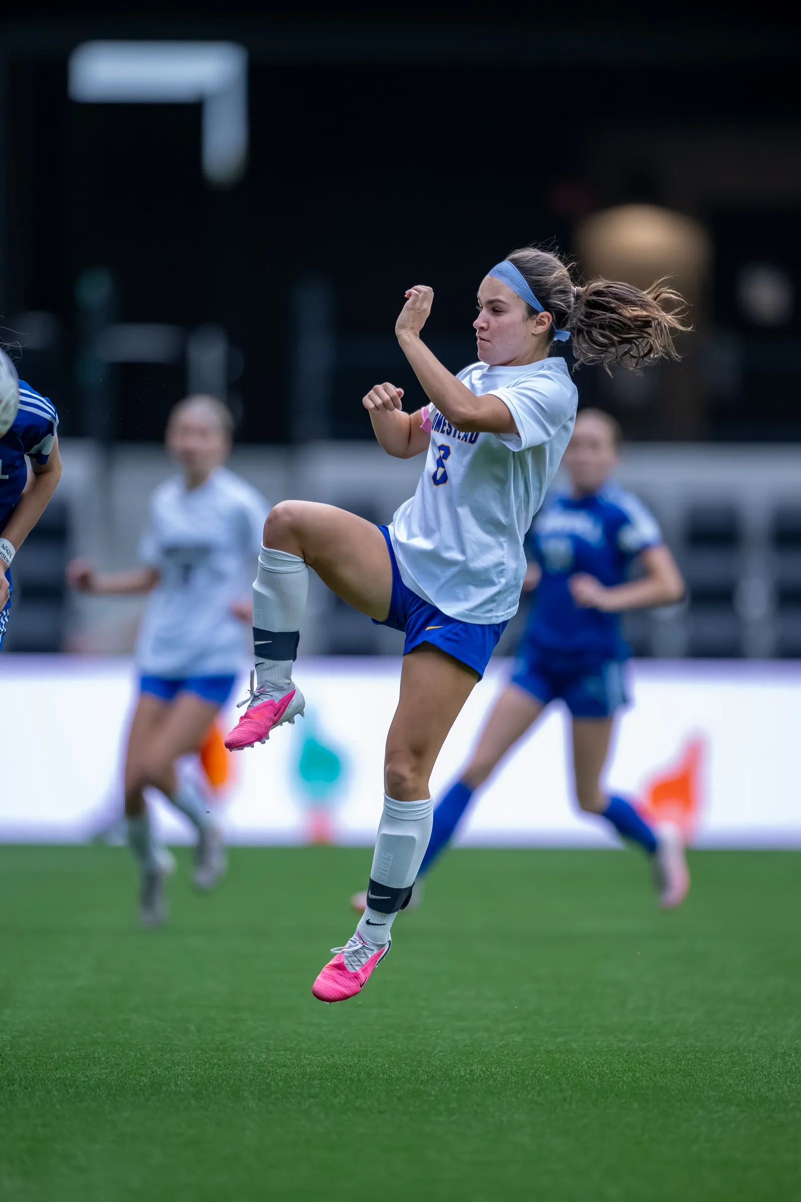 Girls Soccer action shot — Homestead vs. Carroll, Fort Wayne Indiana