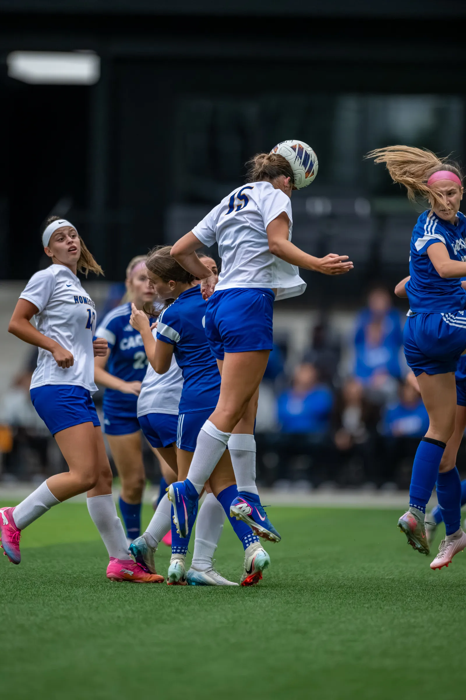 Girls Soccer action shot — Homestead vs. Carroll, Fort Wayne Indiana