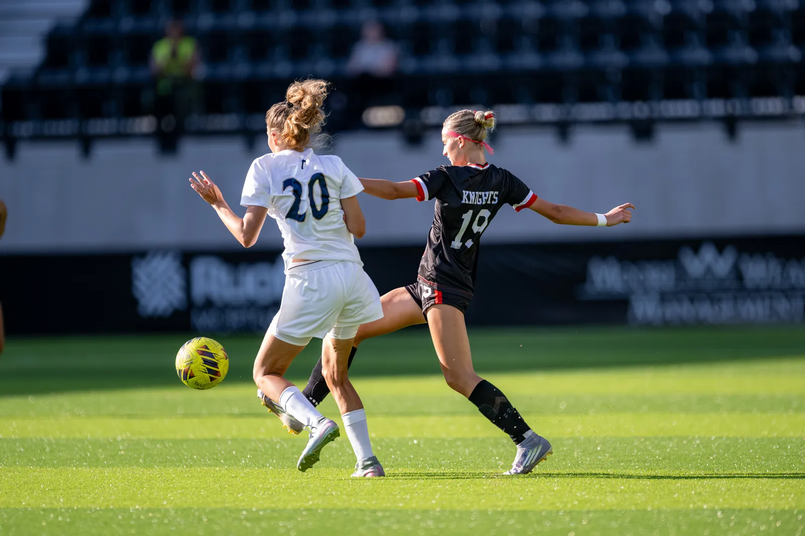 Girls Soccer action shot — Bishop Luers vs. Bishop Dwenger, Fort Wayne Indiana