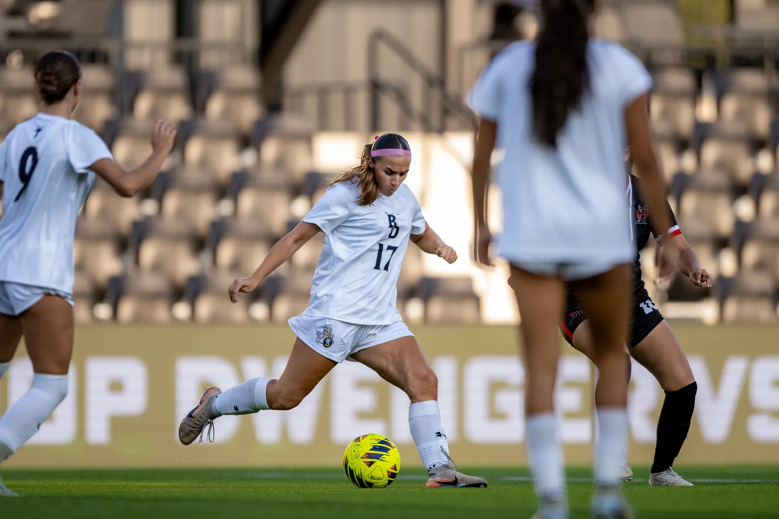 Girls Soccer action shot — Bishop Luers vs. Bishop Dwenger, Fort Wayne Indiana