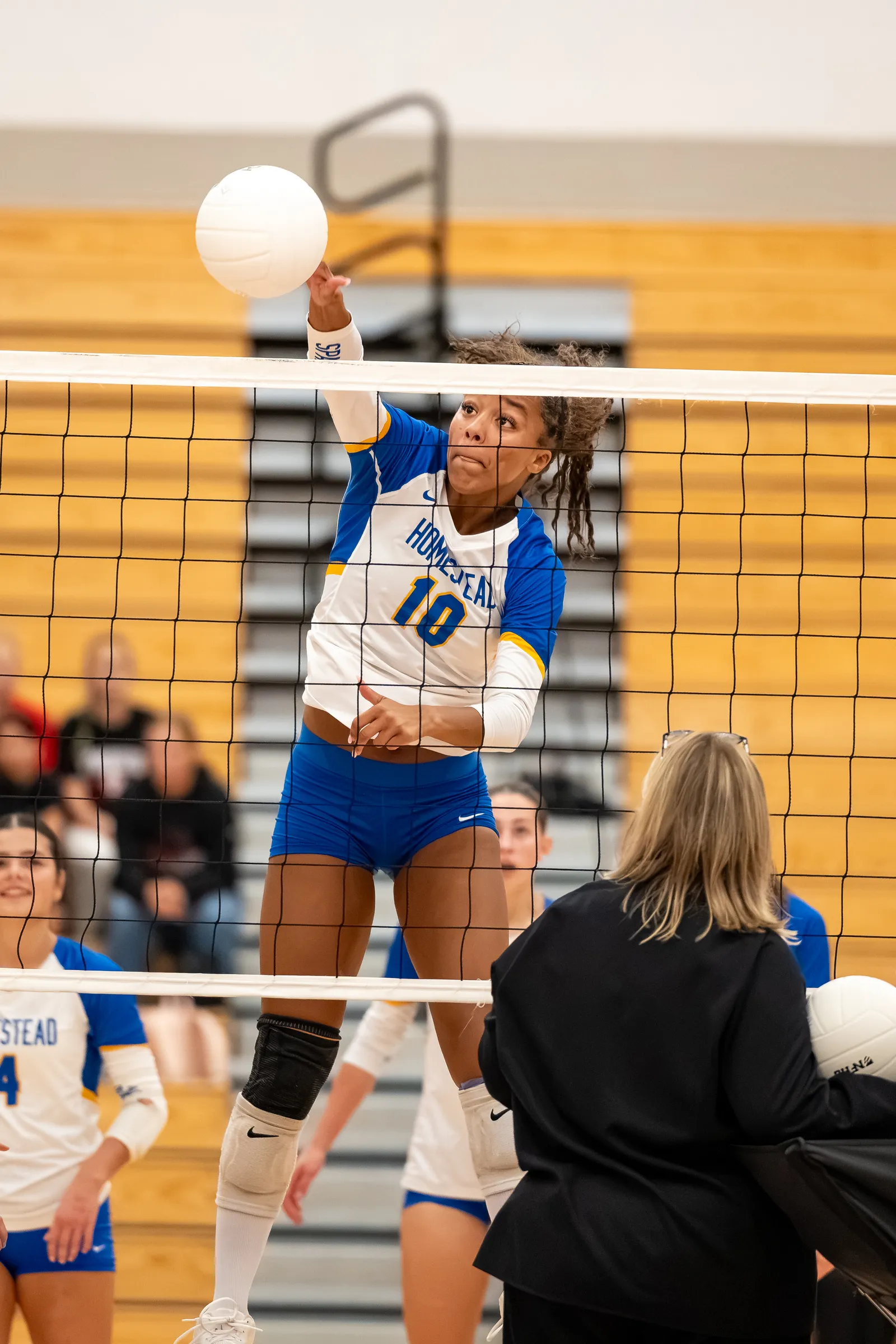 Girls Volleyball action shot — Homestead vs. Carroll, Fort Wayne Indiana