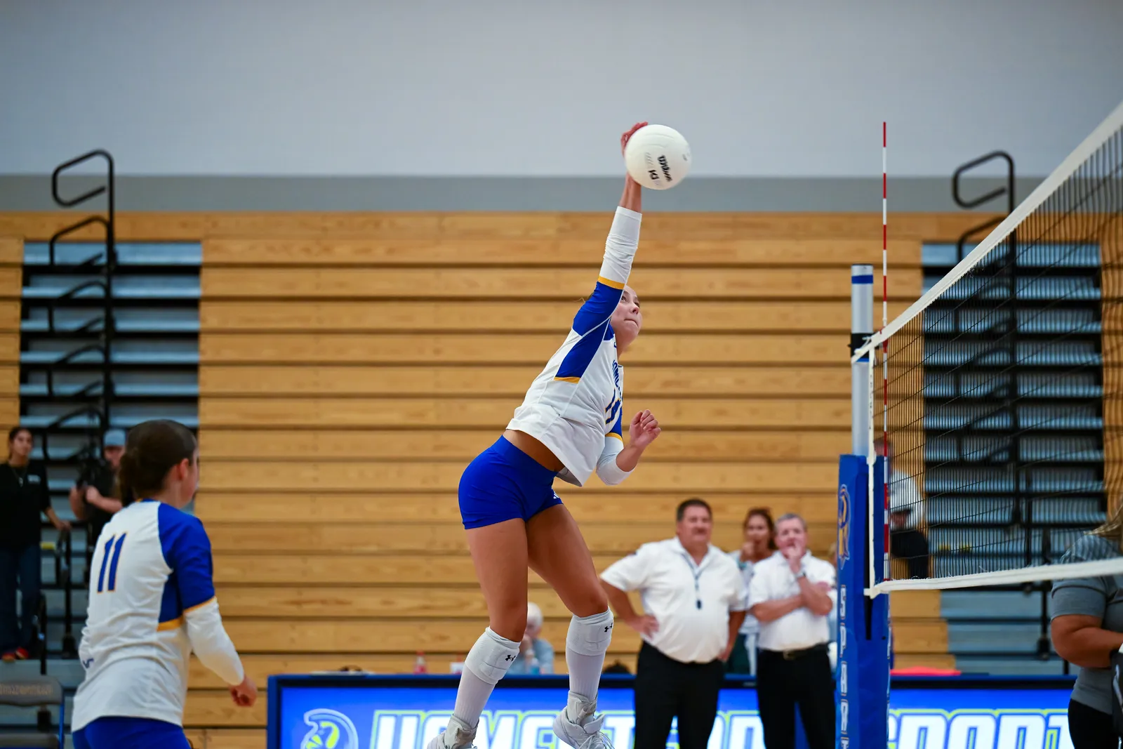 Girls Volleyball action shot — Homestead vs. Snider, Fort Wayne Indiana
