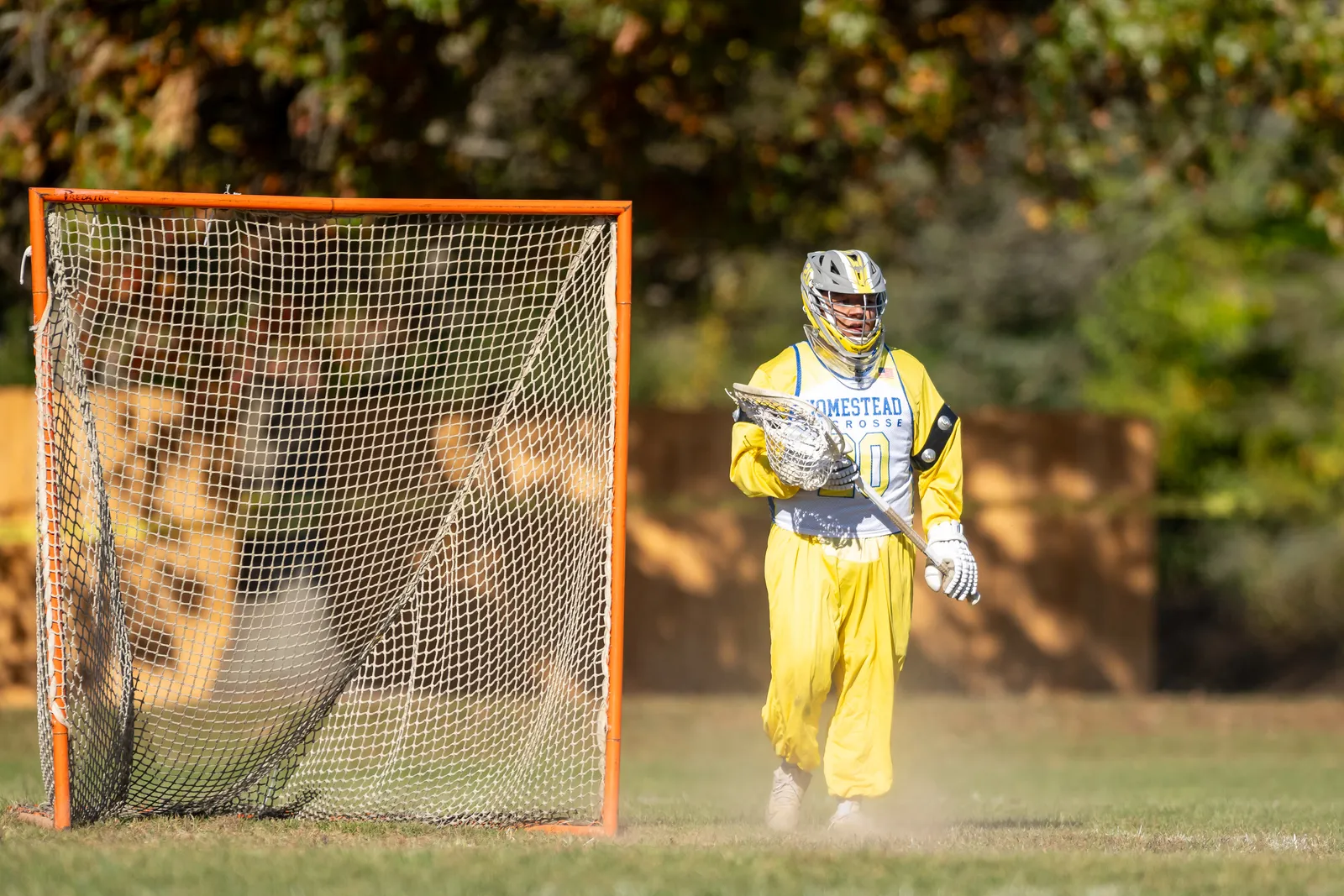 Boys Lacrosse action shot — Homestead vs. Boo Bash, Fort Wayne Indiana