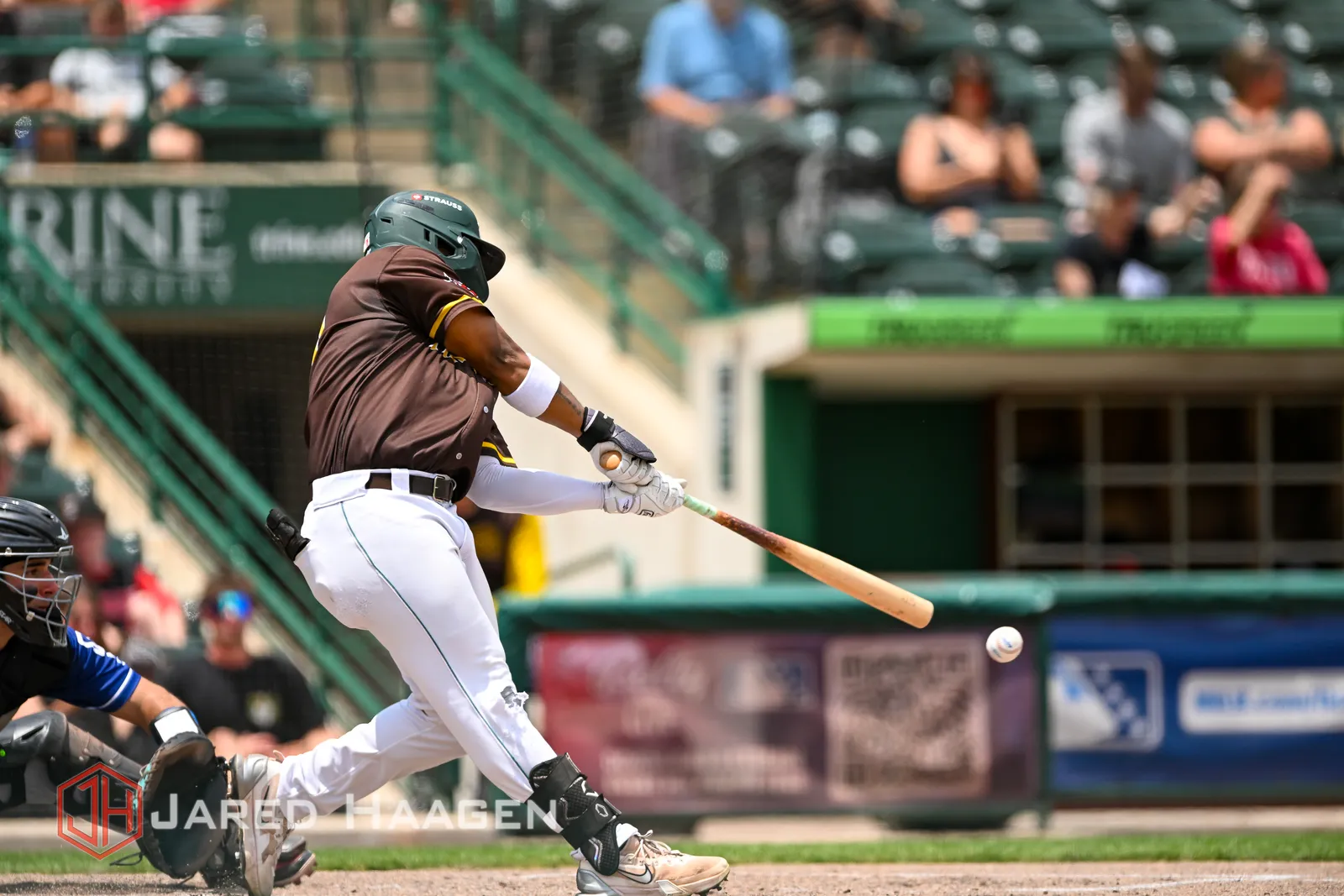 Minor League Baseball action shot — Fort Wayne TinCaps vs. Great Lakes Loons, Fort Wayne Indiana