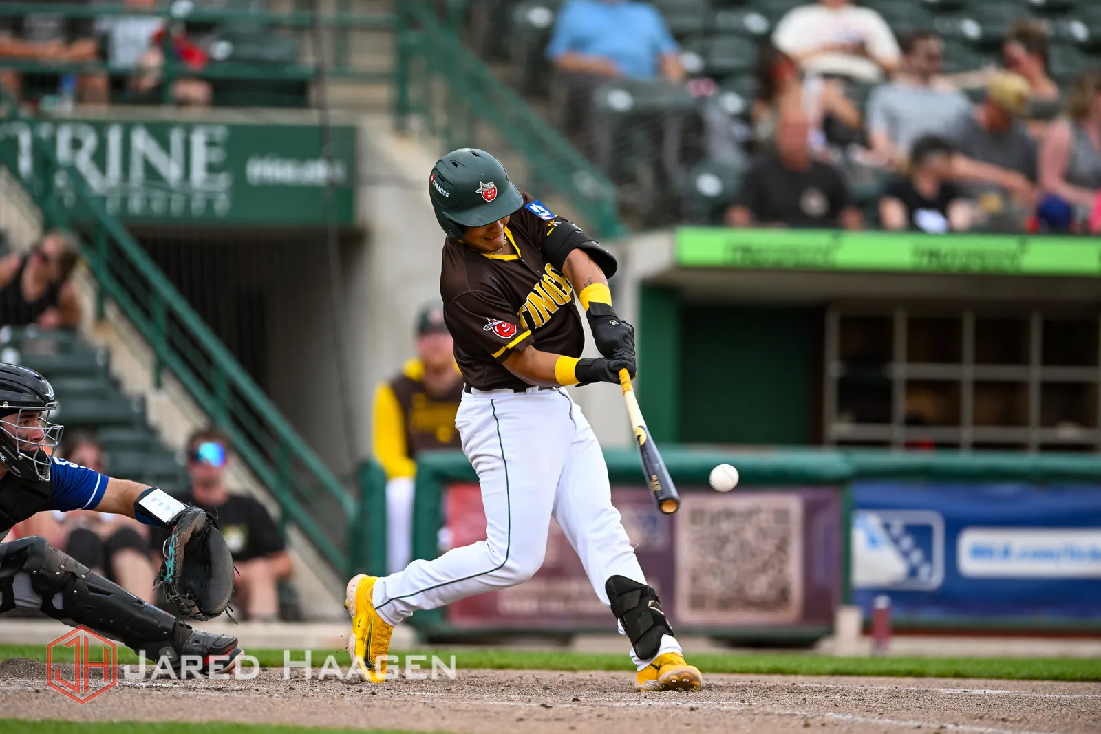 Minor League Baseball action shot — Fort Wayne TinCaps vs. Great Lakes Loons, Fort Wayne Indiana