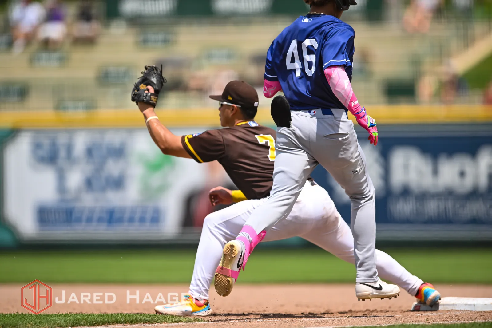 Minor League Baseball action shot — Fort Wayne TinCaps vs. Great Lakes Loons, Fort Wayne Indiana