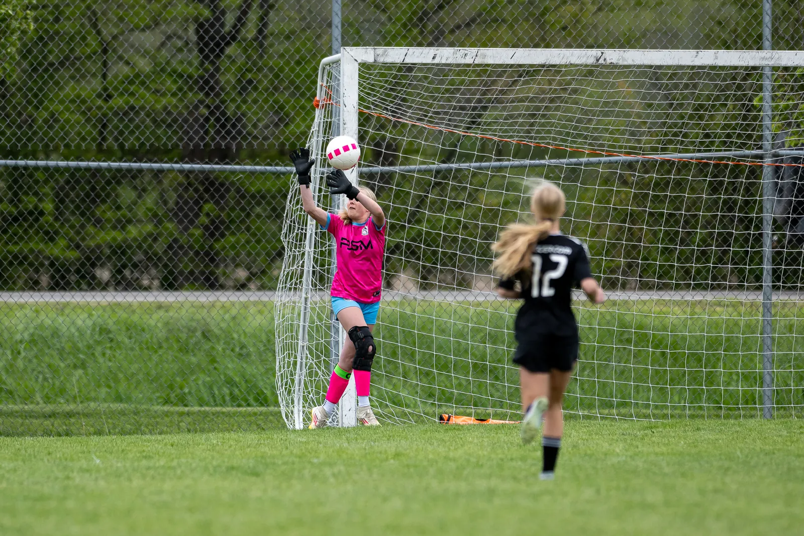 Girls Soccer action shot — Koln vs. Impact, Fort Wayne Indiana