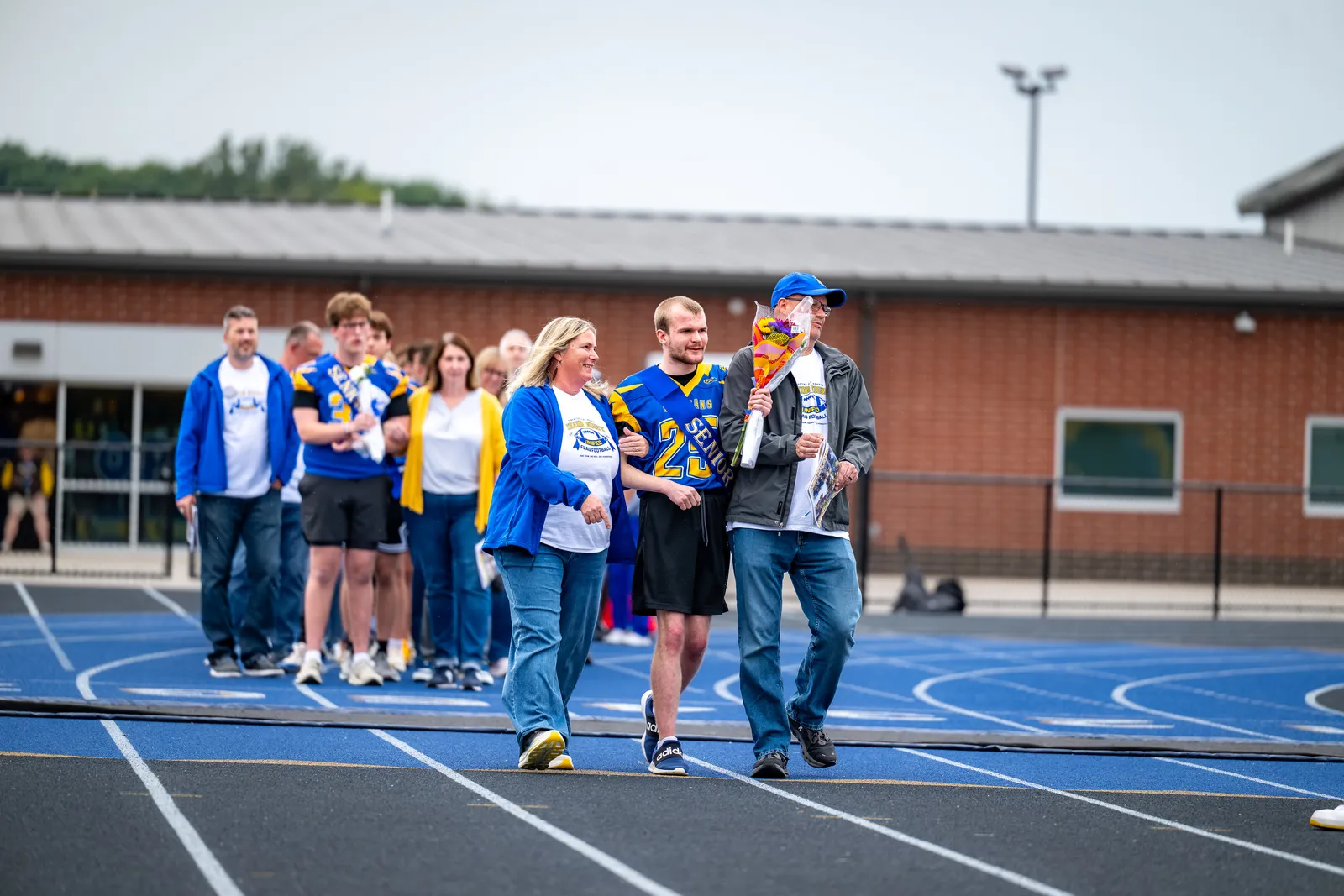 Unified Flag Football action shot — Homestead, Fort Wayne Indiana