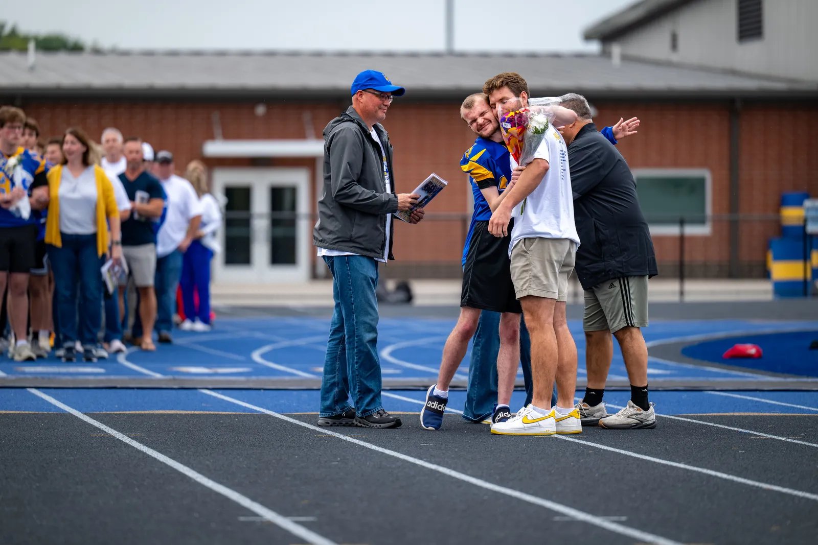 Unified Flag Football action shot — Homestead, Fort Wayne Indiana