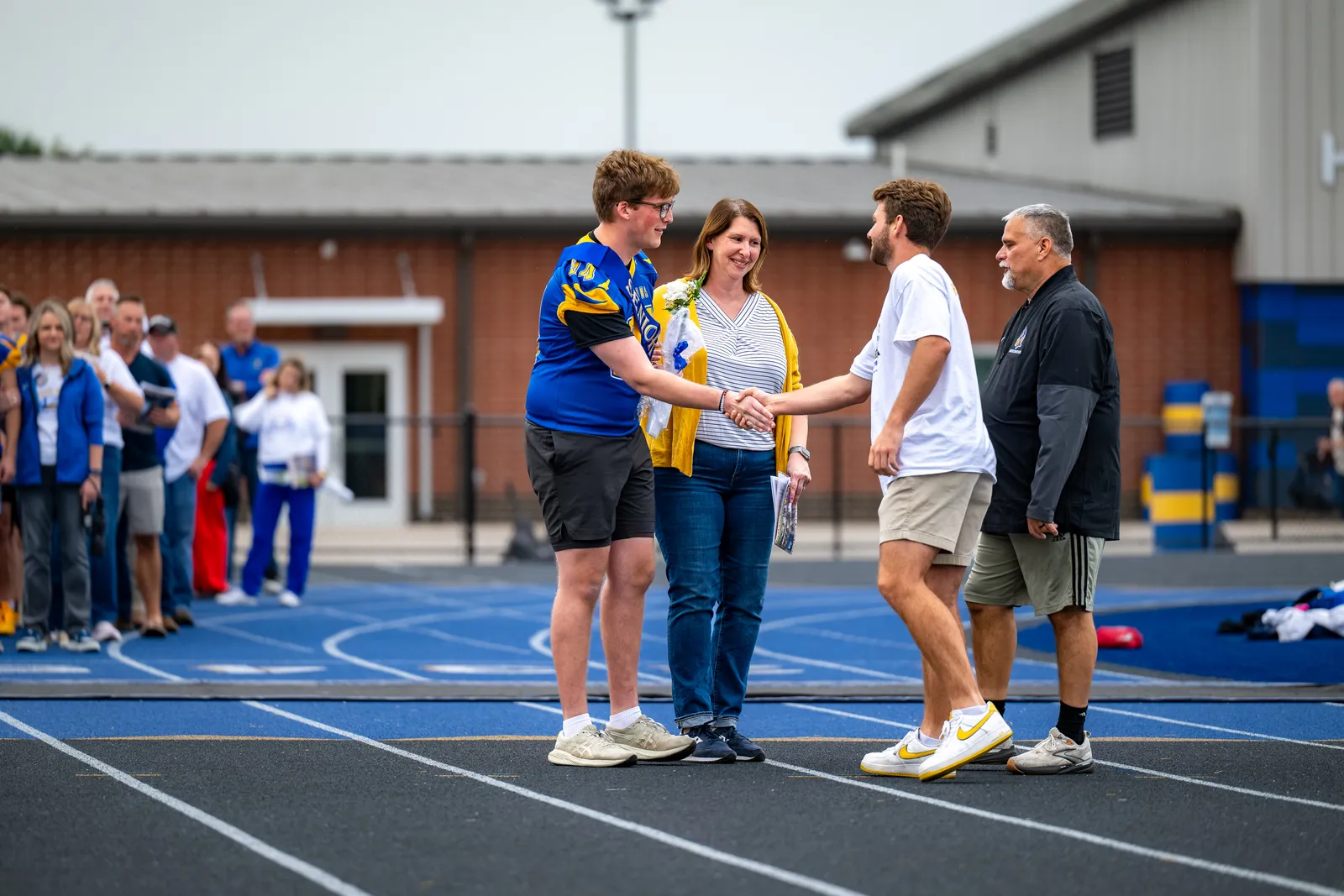 Unified Flag Football action shot — Homestead, Fort Wayne Indiana