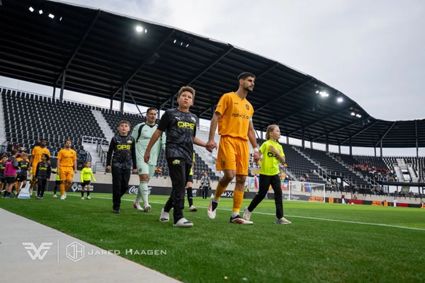 USL League One Soccer action shot — Fort Wayne FC vs. Corpus Christi, Fort Wayne Indiana