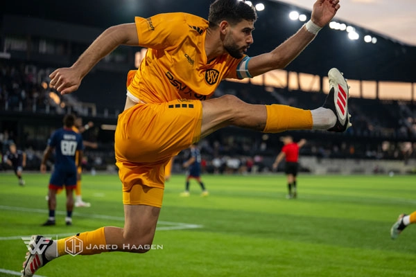USL League One Soccer action shot — Fort Wayne FC vs. Corpus Christi, Fort Wayne Indiana