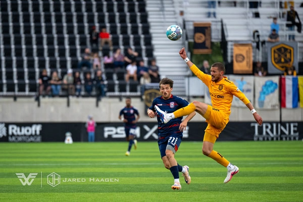 USL League One Soccer action shot — Fort Wayne FC vs. Corpus Christi, Fort Wayne Indiana