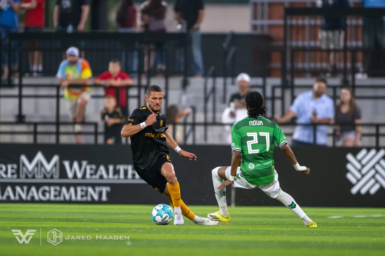 USL League One Soccer action shot — Fort Wayne FC vs. Greenville Triumph, Fort Wayne Indiana