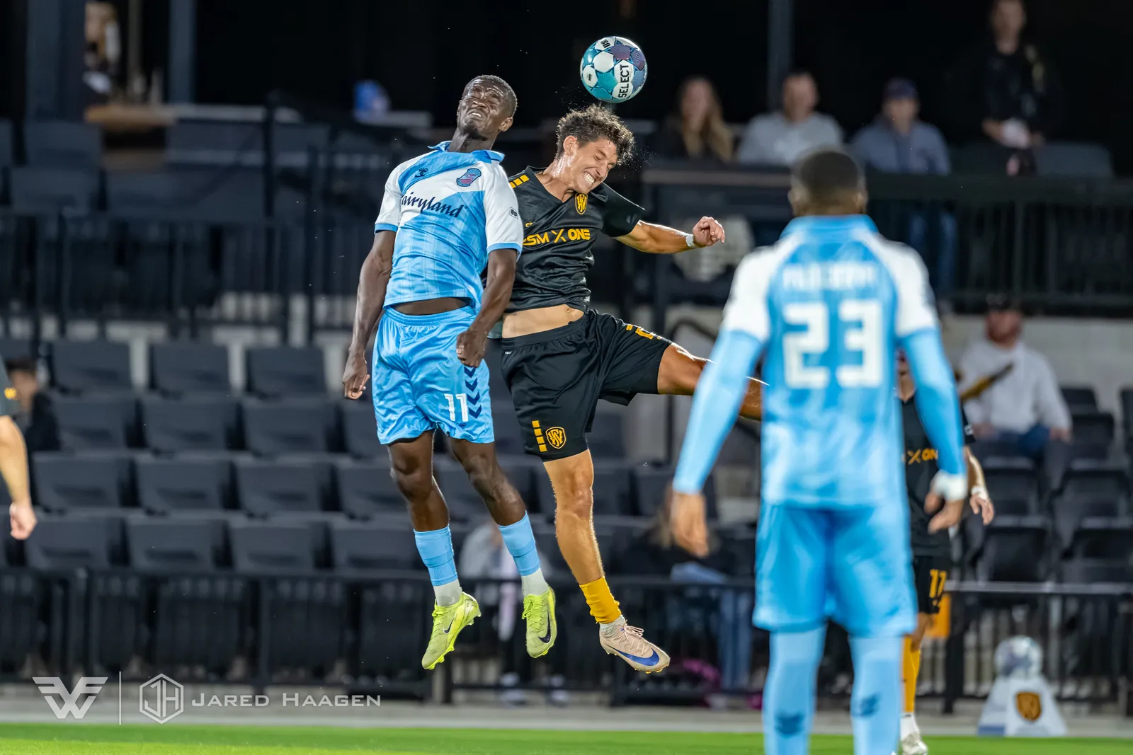 USL League One Soccer action shot — Fort Wayne FC vs. Forward Madison, Fort Wayne Indiana